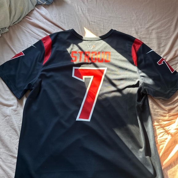 Nike Men's Navy and Red Football Jersey - Picture 4 of 4